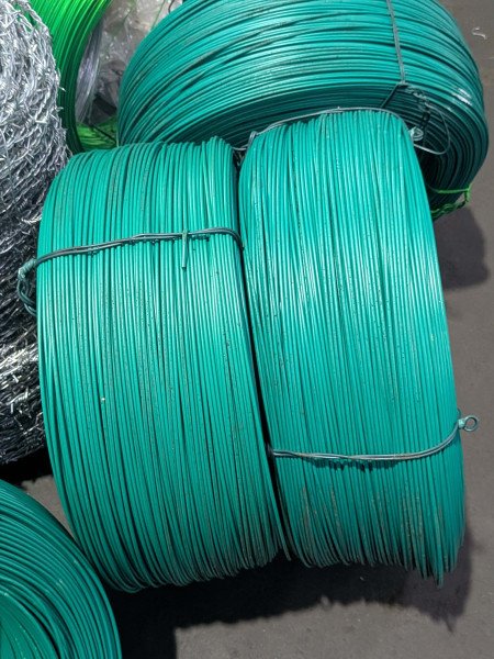 Iron coated PVC wire